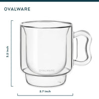 Double Wall Espresso Cups - 120ml/4oz
