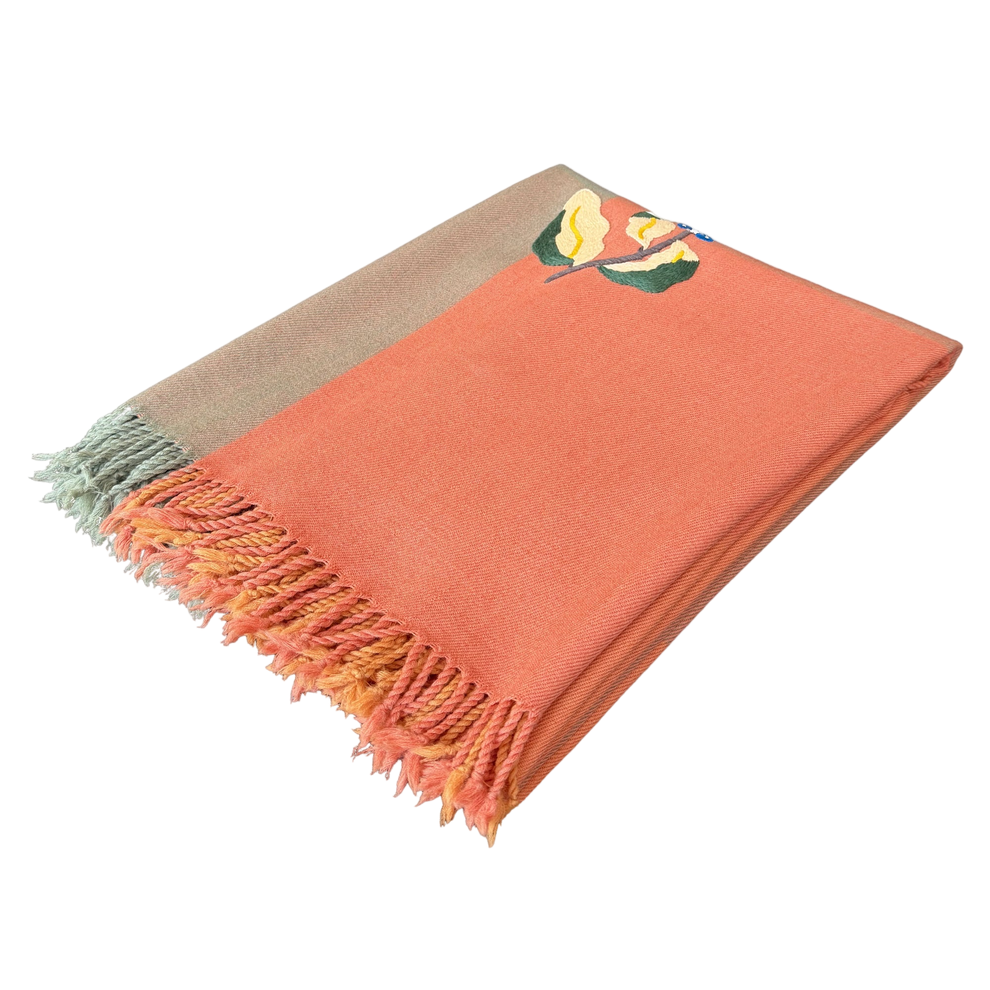 Handwoven Woolen Throw – 48x76 in