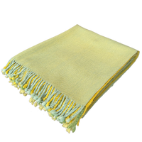Handwoven  Woolen Throw – 48x76 in
