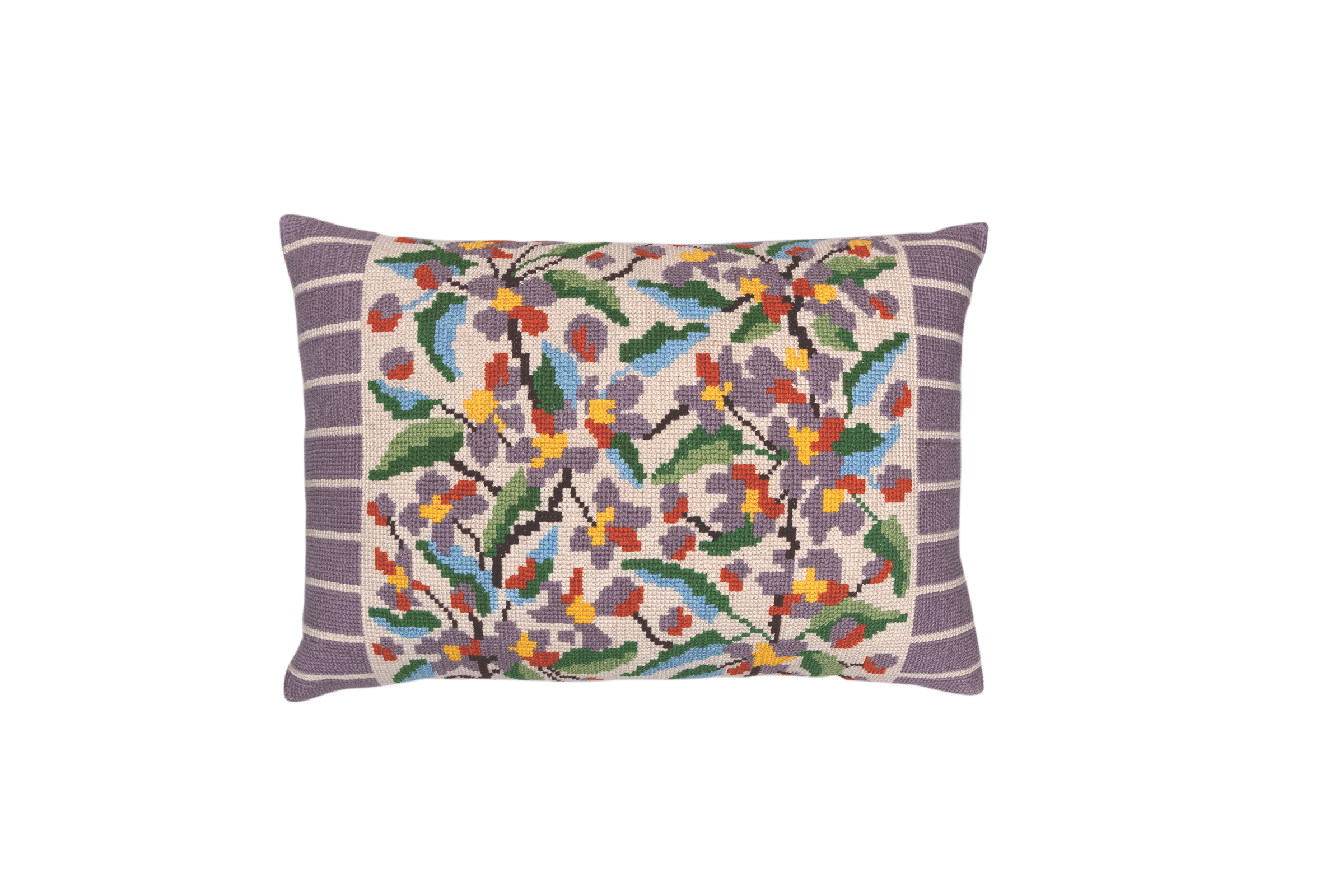 Cross-Stitch Pillow Cover 14×20 in