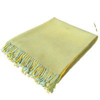 Handwoven  Woolen Throw – 48x76 in