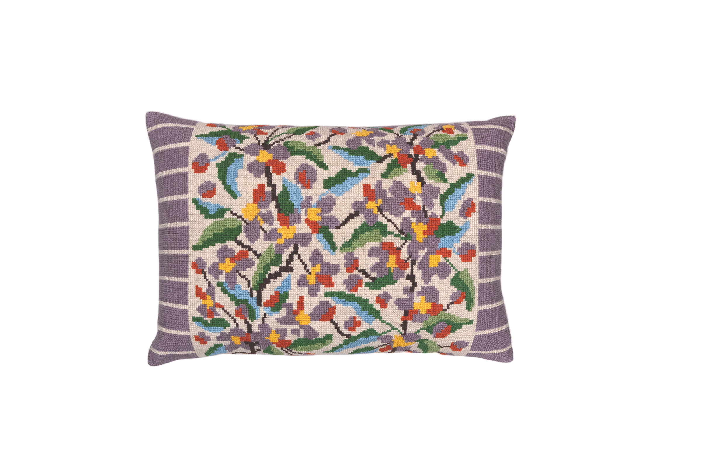 Cross-Stitch Pillow Cover 14×20 in