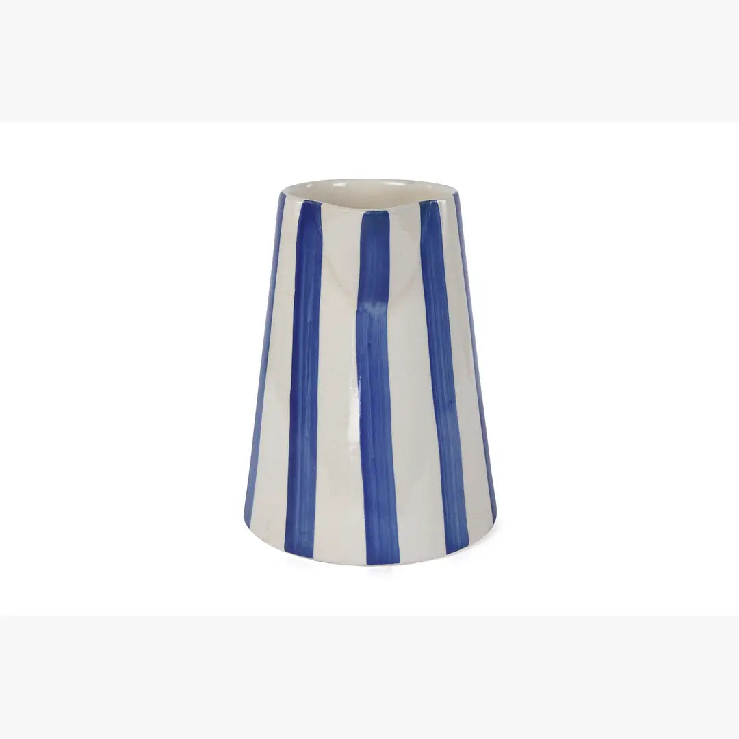 Ceramic Stripe Pitcher