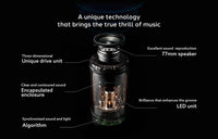 BALMUDA The Speaker Portable Bluetooth Speaker LED Lights