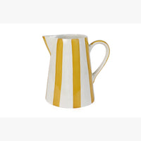 Ceramic Stripe Pitcher