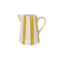 Ceramic Stripe Pitcher