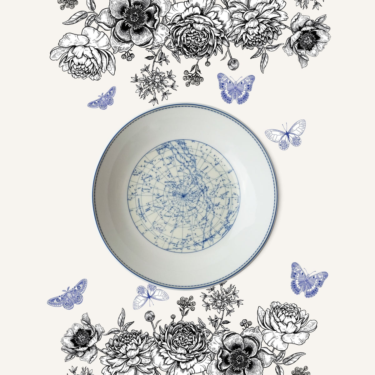 Constellation Shallow Bowl 9"