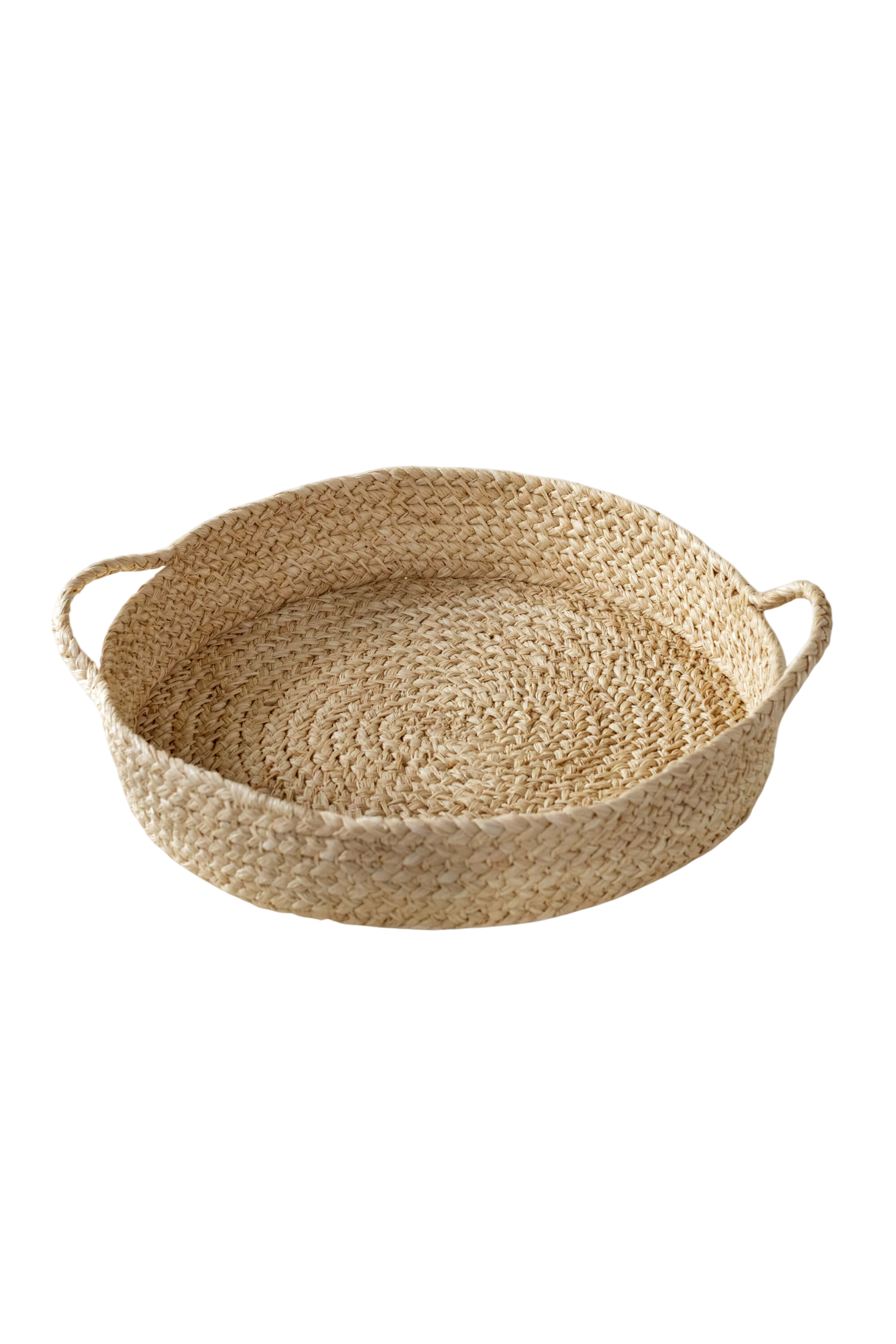 Braided Raffia Tray