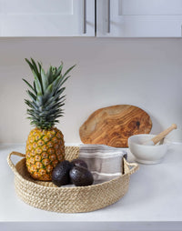 Braided Raffia Tray