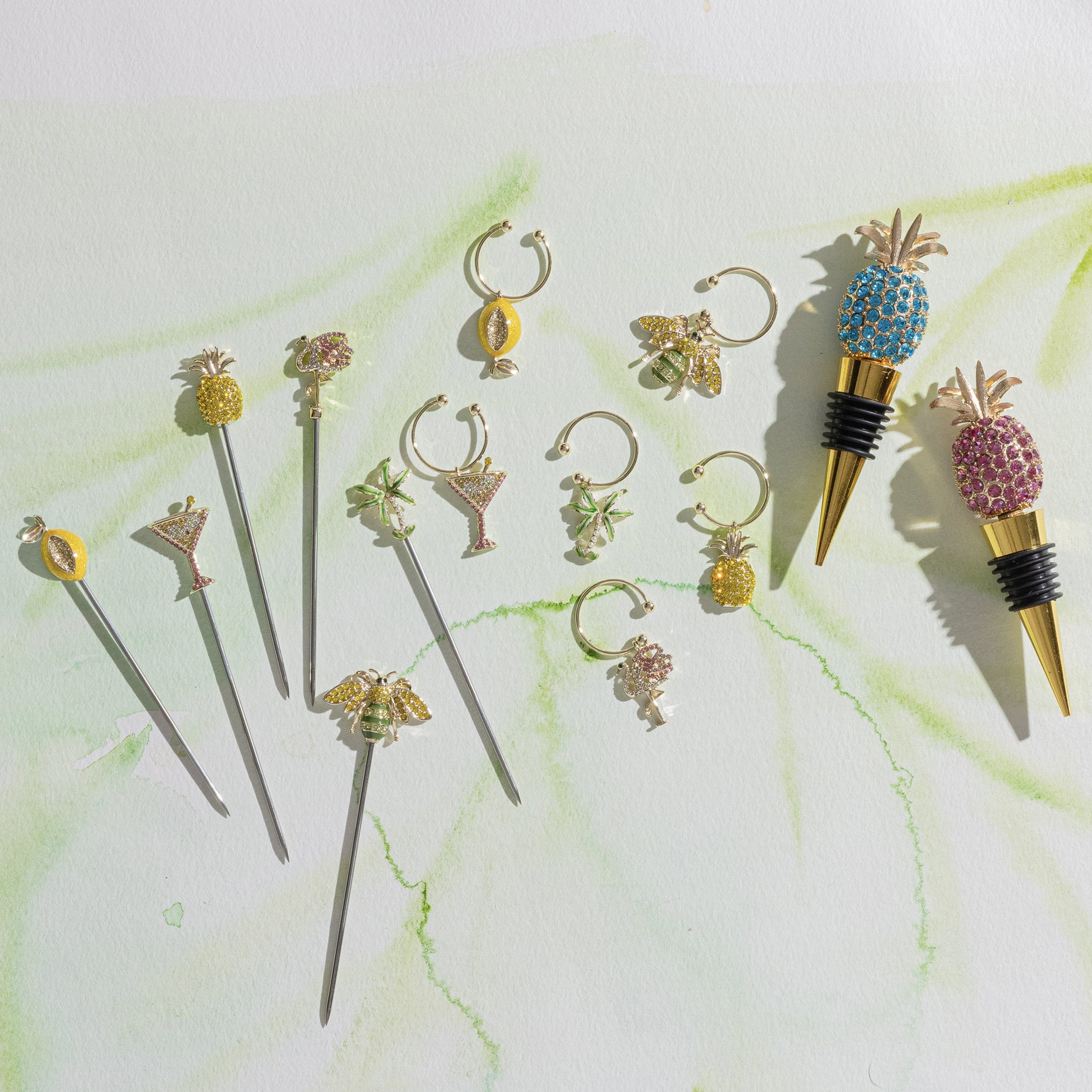 Tropical Cocktail Picks (Set of 6)