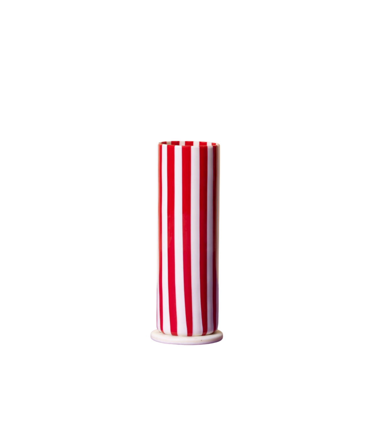 Venice Striped Vase, Red