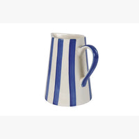 Ceramic Stripe Pitcher
