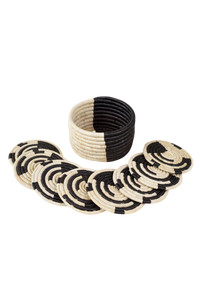 Split Mini Basket Set of 8 Coasters