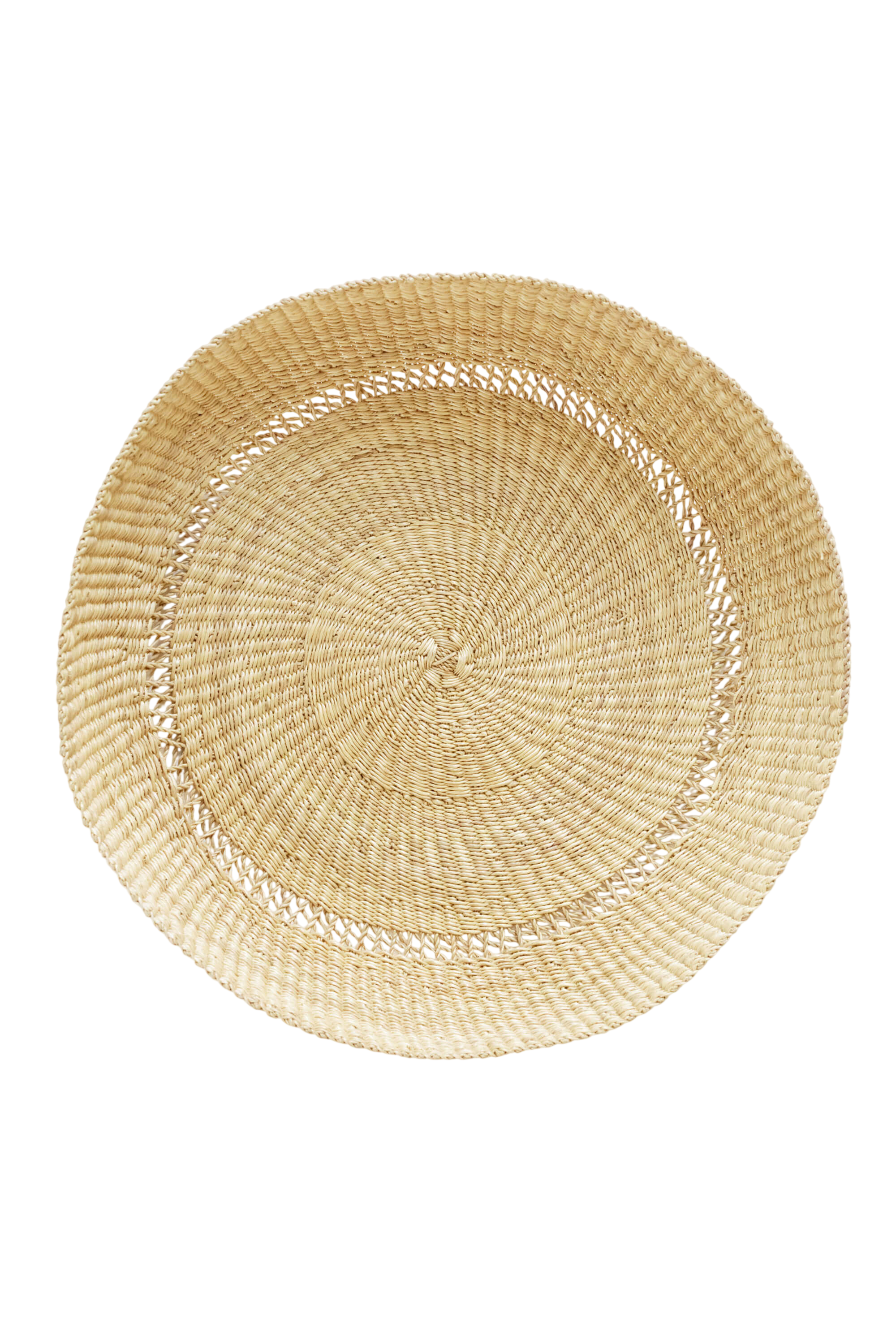 Bolga Large Round Tray