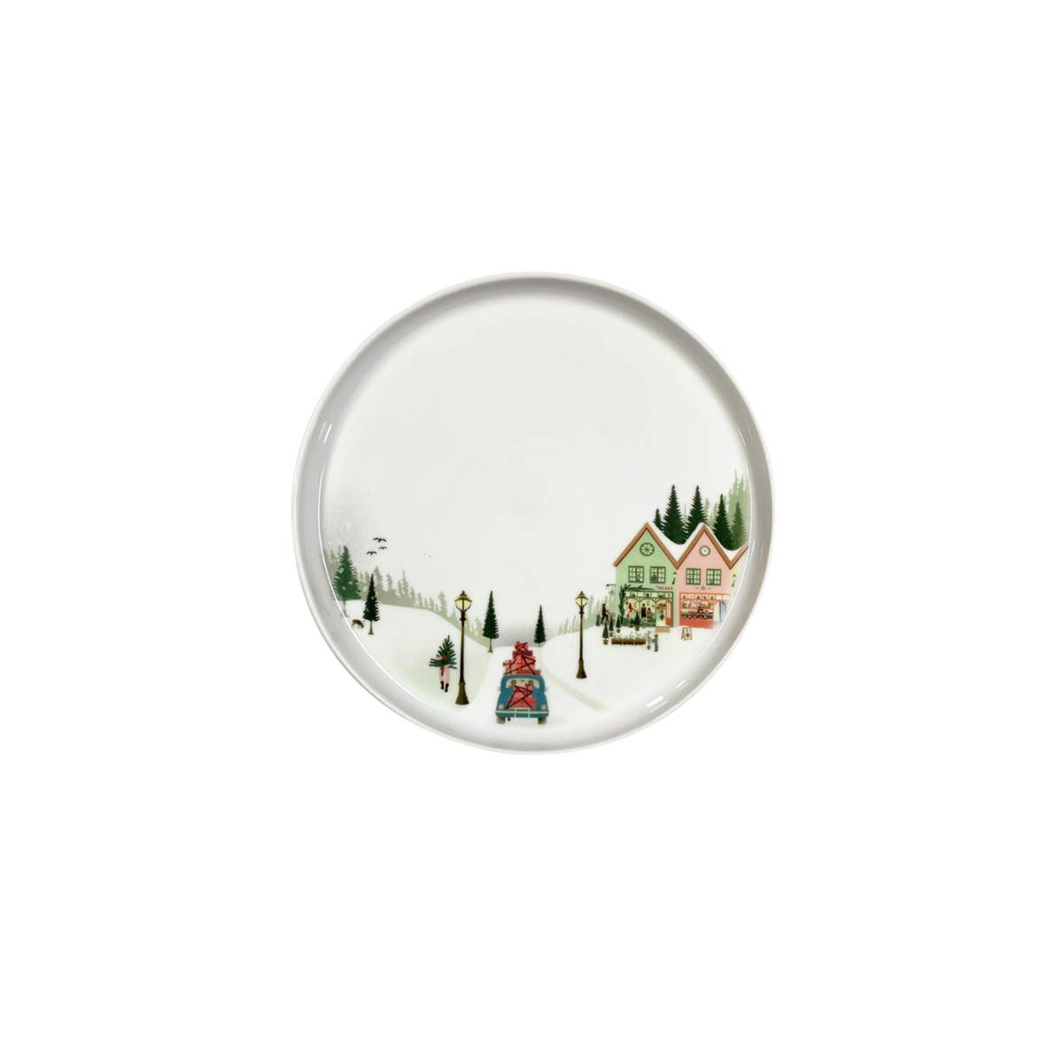Winter Decor Toulouse Plate 7.75" (Set of 4)