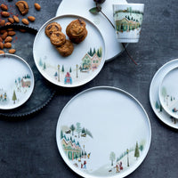 Winter Decor Toulouse Plate 7.75" (Set of 4)