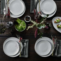Teck 11" White Dinner Plates (Set of 4)