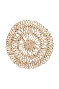 Lattice Placemat White Sisal