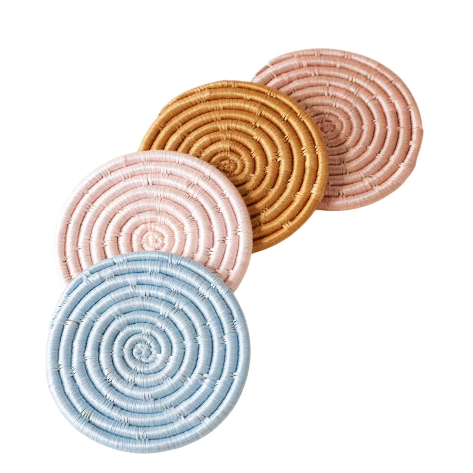 Solid Mixed Set of 4 Coasters