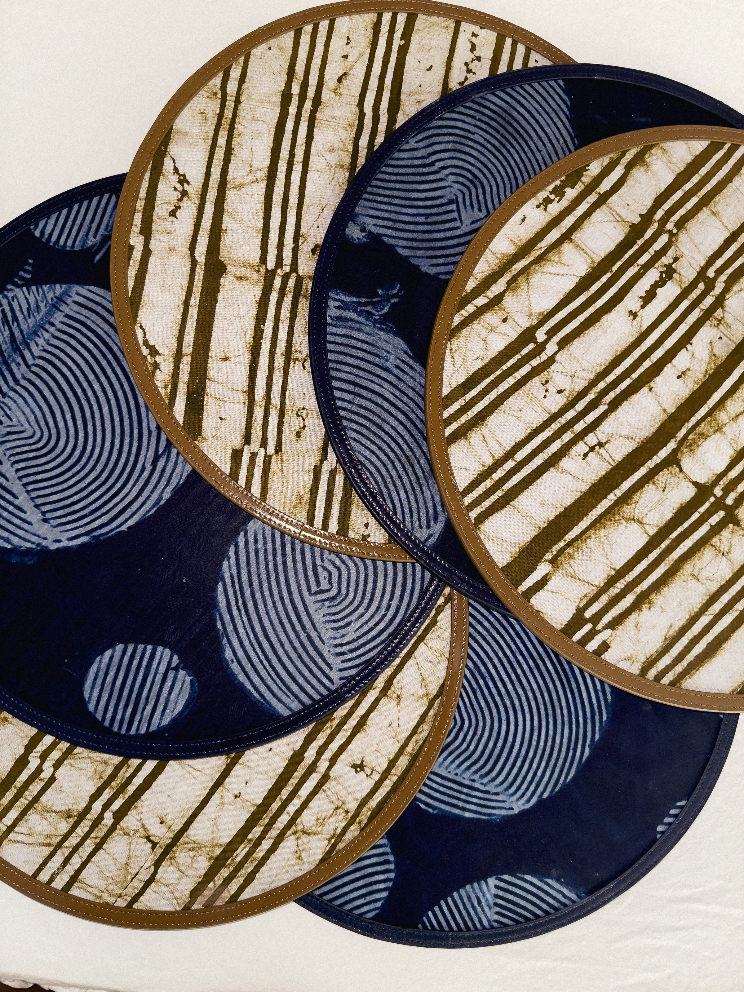 Halo Serving Tray in Tree Bark