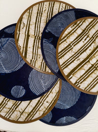Halo Serving Tray in Midnight Blue