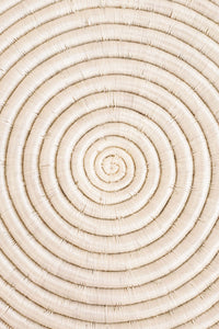 12" Sisal Placemat - White