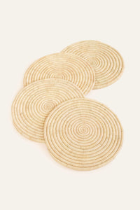 Natural Raffia Placemat - Set of 4