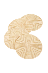 Natural Raffia Placemat - Set of 4