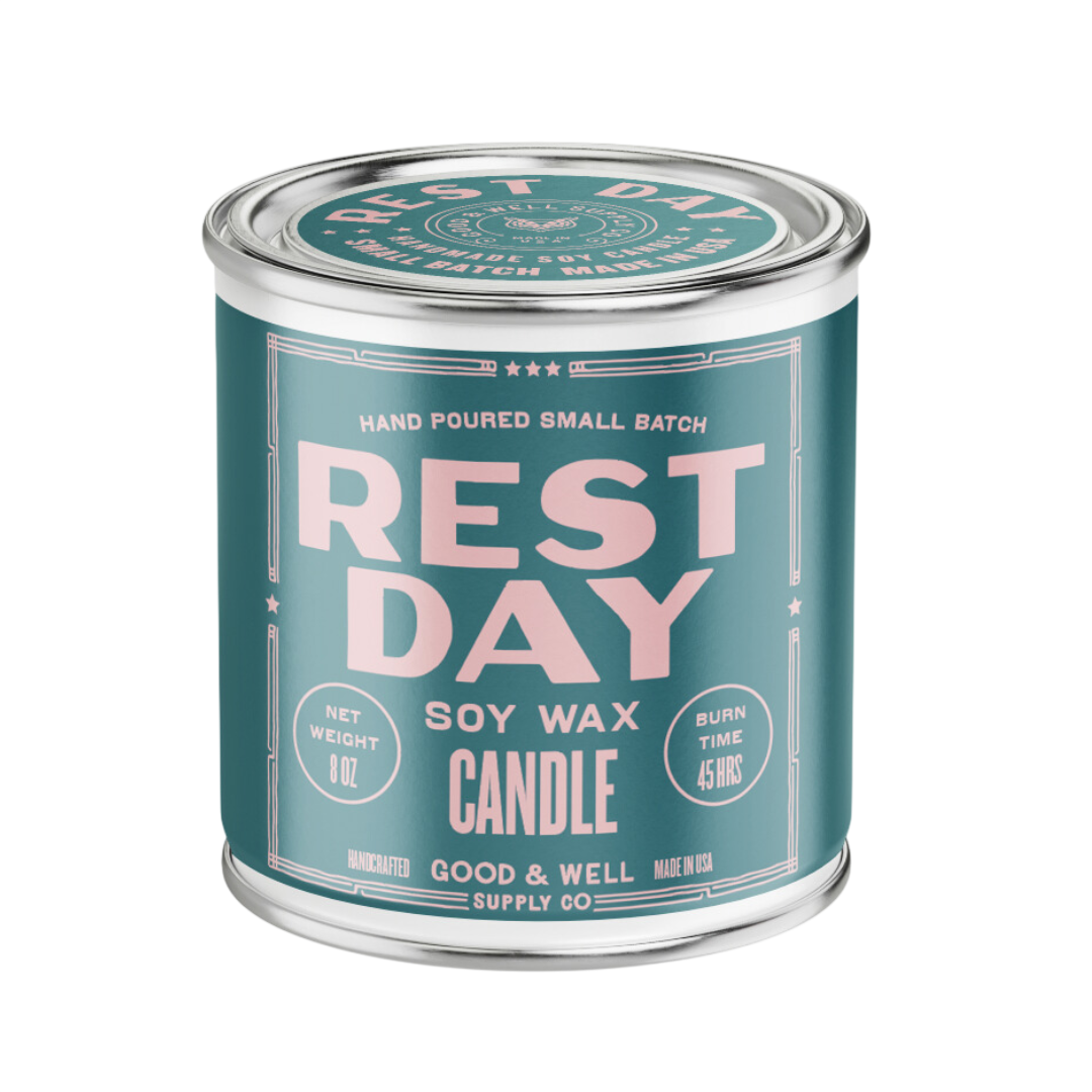 Rest Day Happy Place Candle