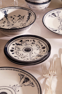 Bruges Porcelain Ramen Bowl  - Blue