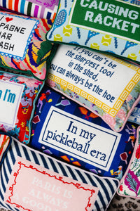Paris Needlepoint Pillow