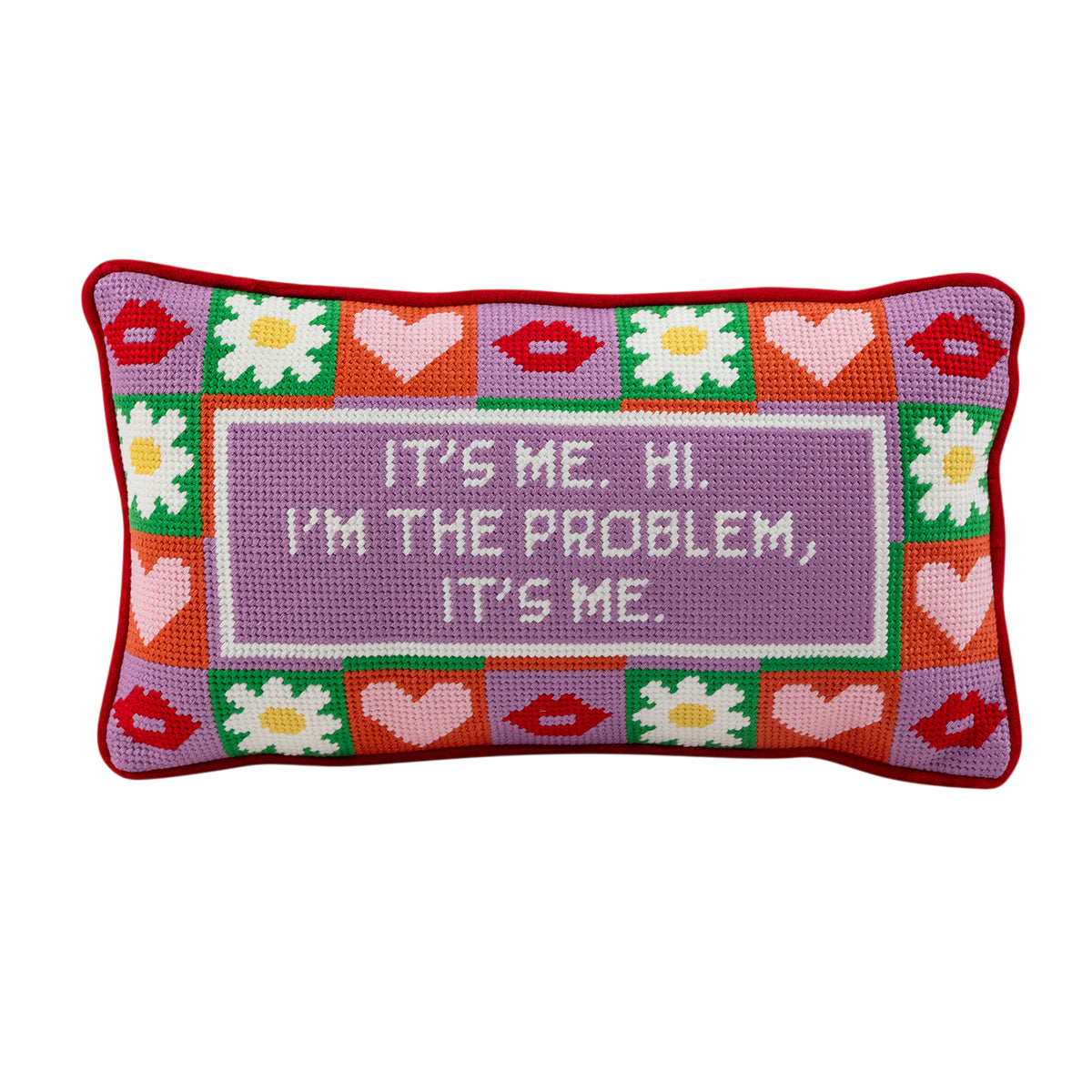 It's Me Needlepoint Pillow