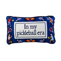 Pickleball Era Needlepoint Pillow