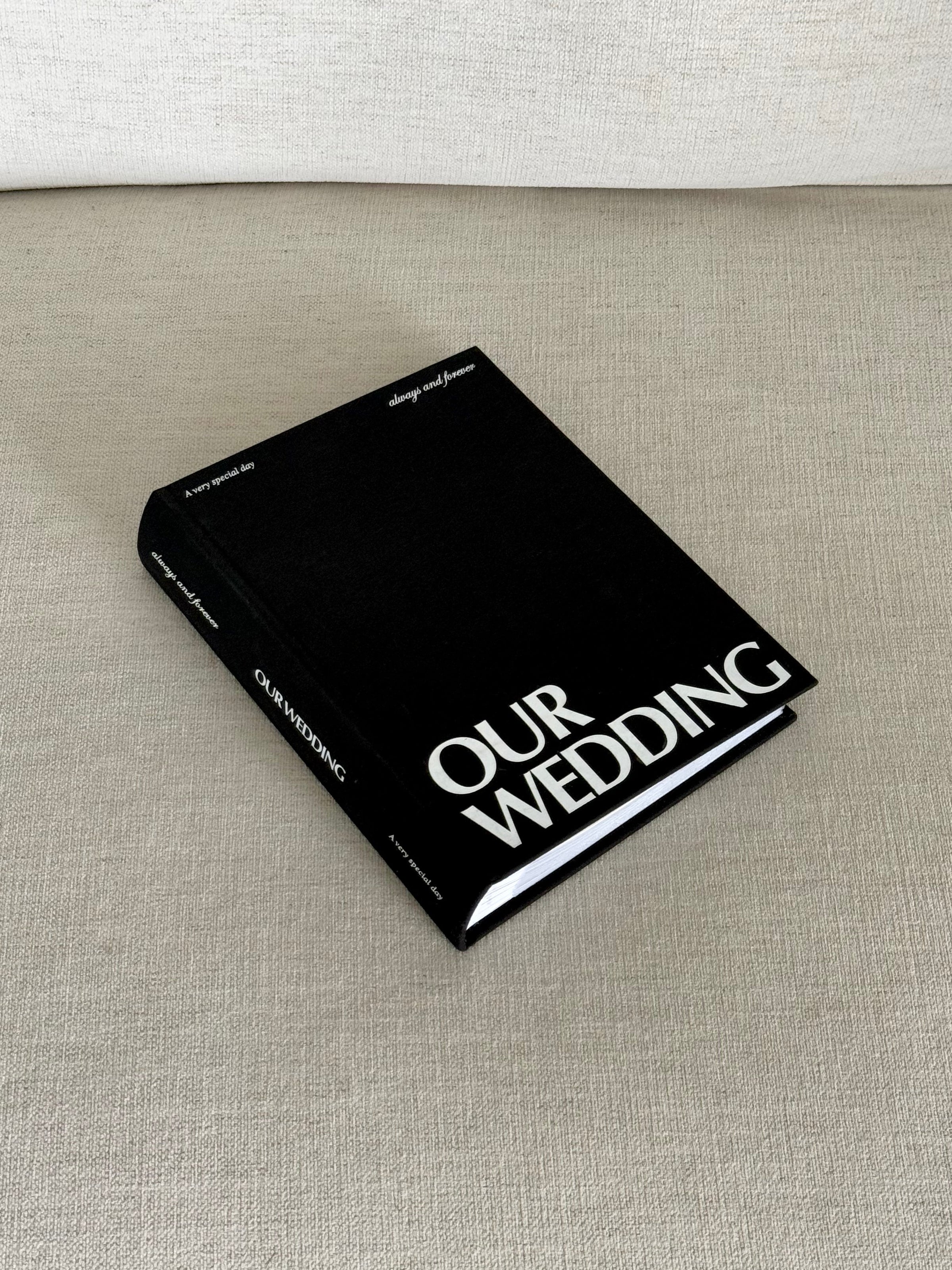 Wedding Photo Album in Black