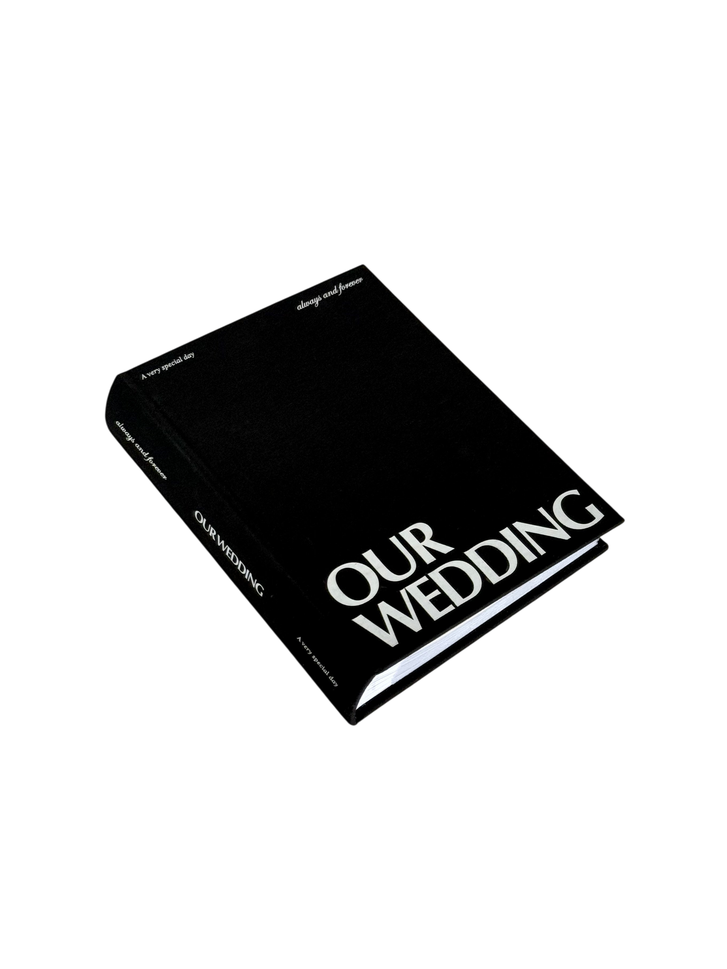 Wedding Photo Album in Black