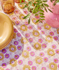 Garden at Dusk Table Cloth, Cassis