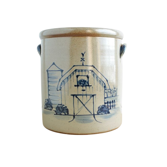 Rowe Pottery 2 Gallon Crock Barn