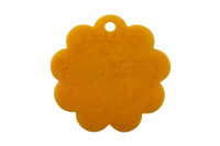 Resin Scallop Charcuterie Cheese Board - Mustard