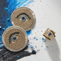 Evil Eye Napkin Rings (Set of 2)