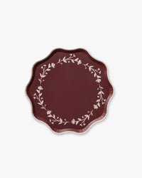 Garland Dessert Plate Set of 12 - Deep Merlot
