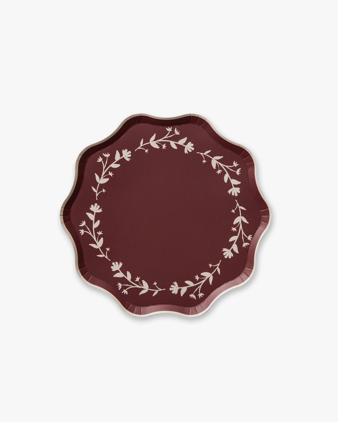 Garland Dessert Plate Set of 12 - Deep Merlot