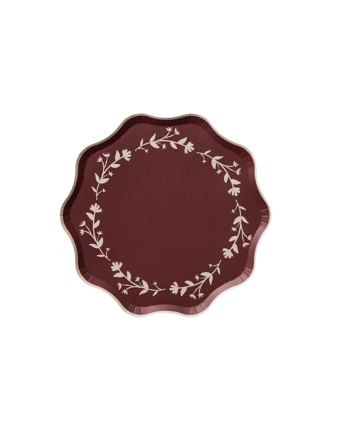 Garland Dessert Plate Set of 12 - Deep Merlot