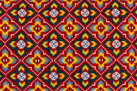 Cross-Stitch Pillow Cover 14×20 in