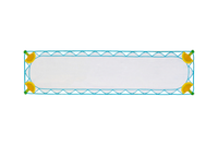 Cutwork Linen Table Runner 16.5×67 in