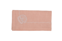 Hand Embroidered Marine Life Napkins 18" x 18" (Set of 4)