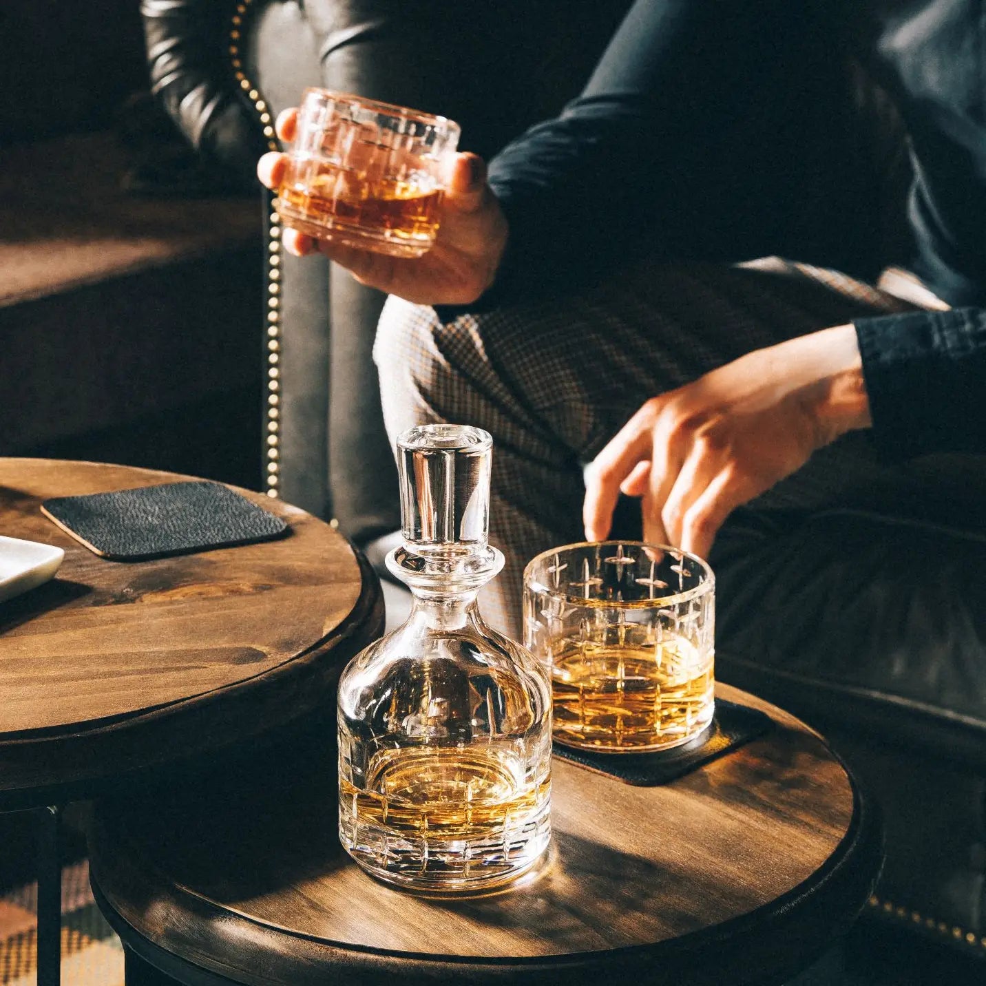 Newport Twist - Carafe & 2 Stackable Glasses