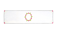 Cutwork Linen Table Runner 16.5×67 in