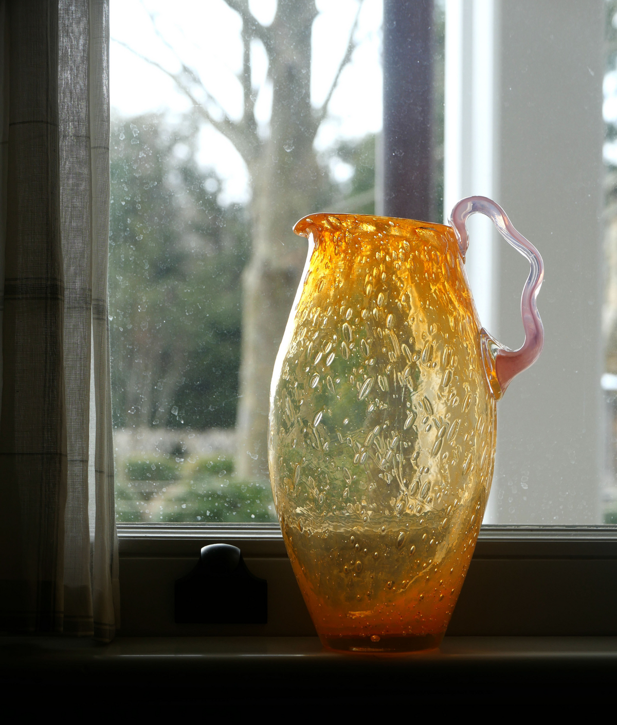 La Carafe Ruban, Pale Orange / Pale Pink