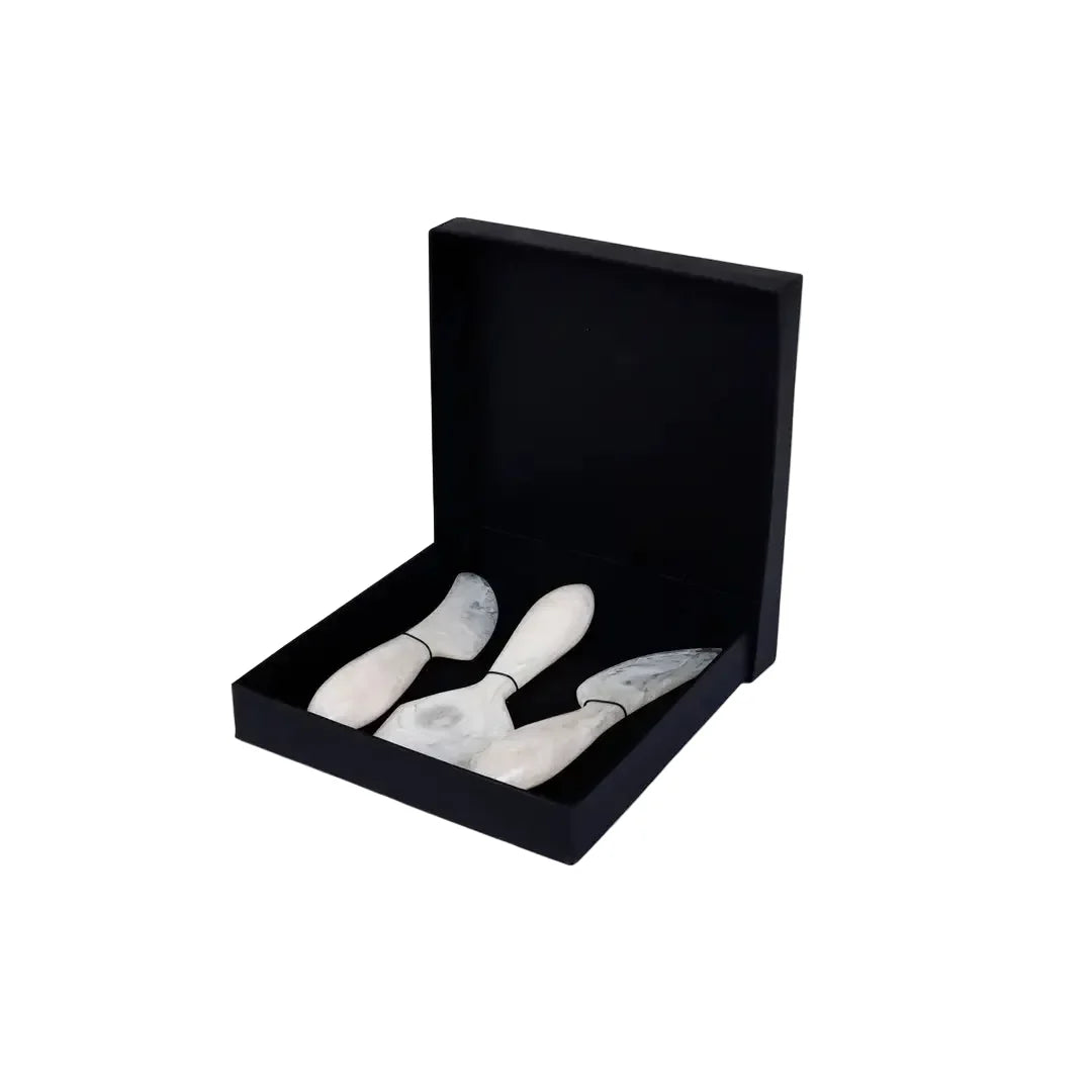 Hand-Poured Resin Cheese Knife Set - Vanilla