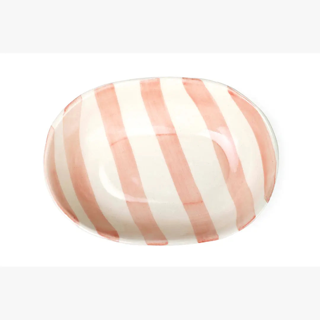 Ceramic Stripe Bowl (Set of 2)